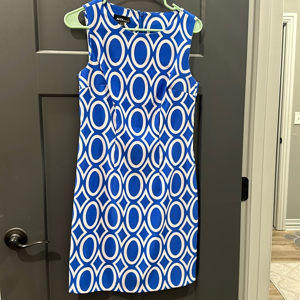 Beautiful royal blue work dress